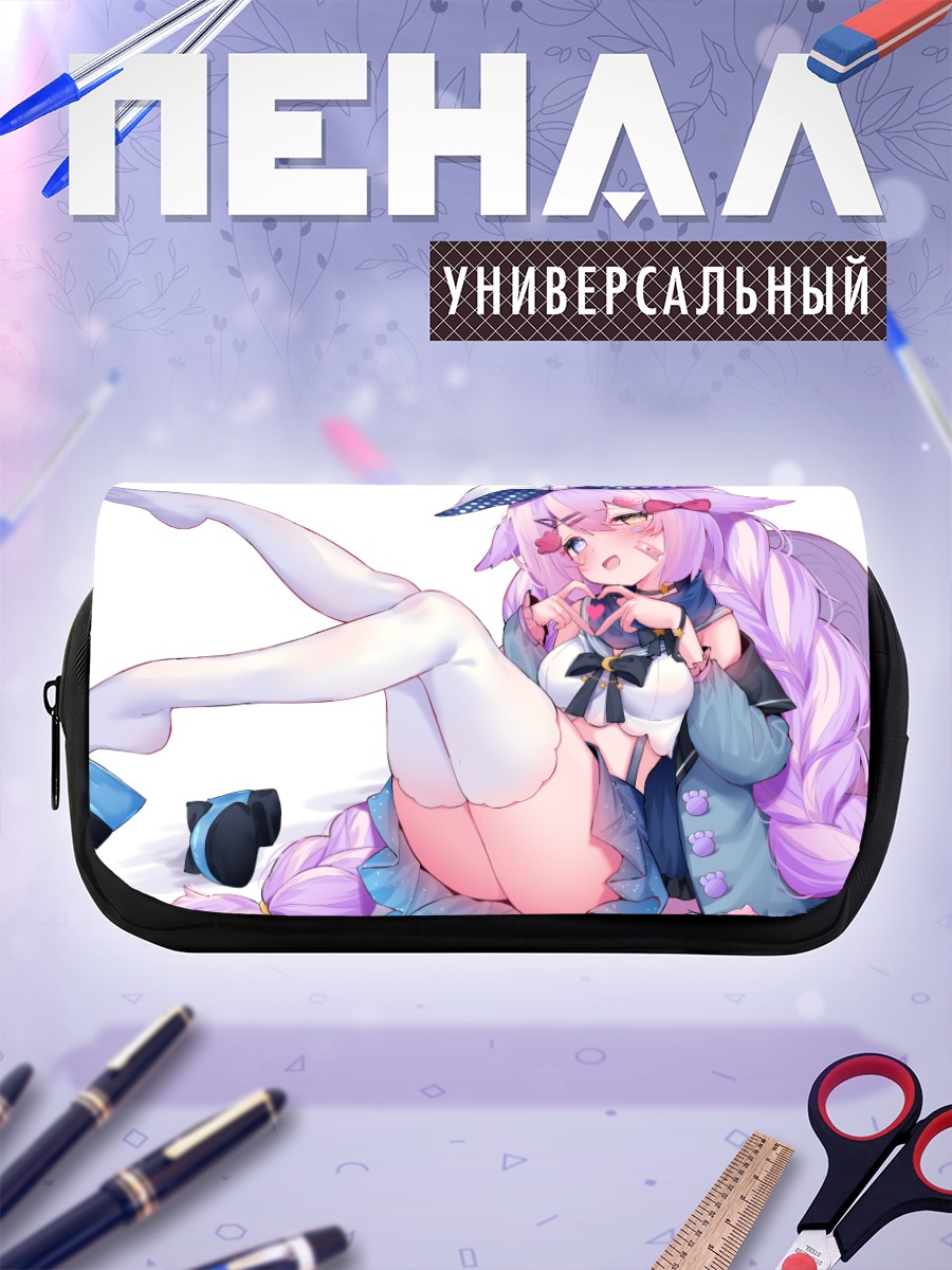 Пенал-косметичка Девочка с бантами