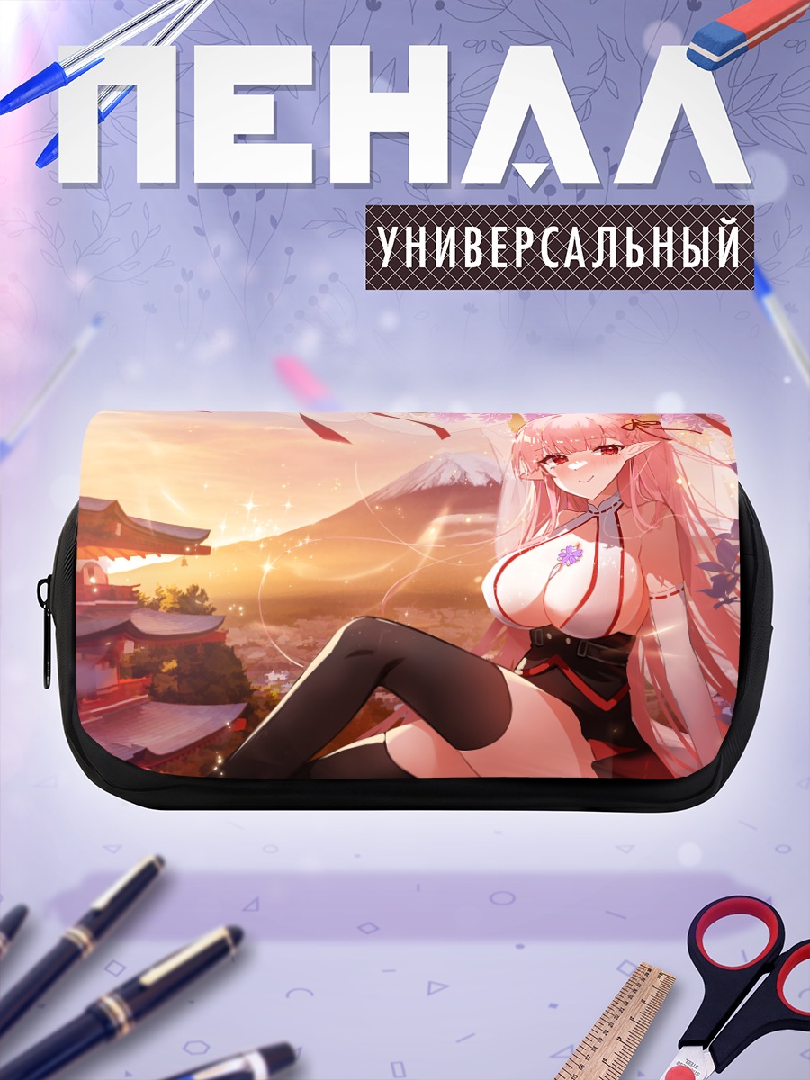 Пенал-косметичка Демоница в цветах