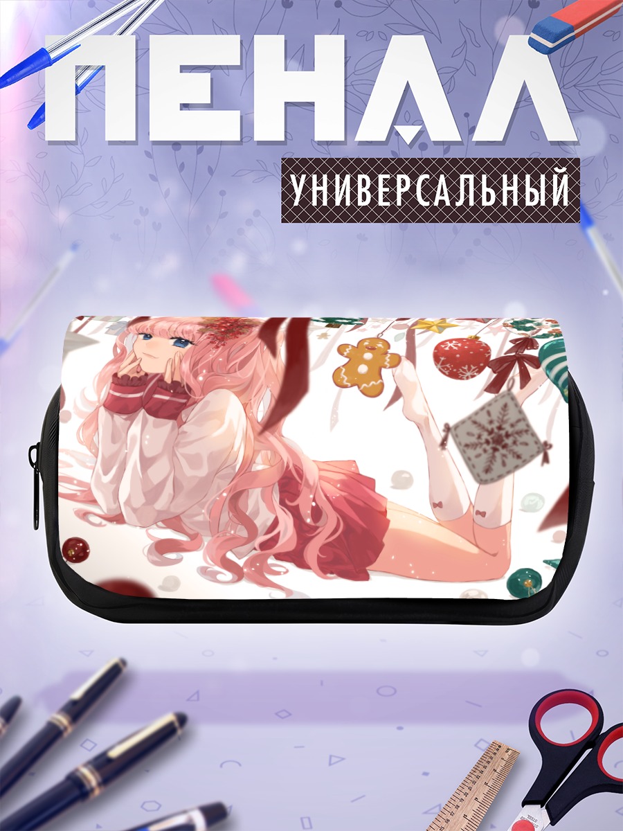Пенал-косметичка Девушка в сладостях