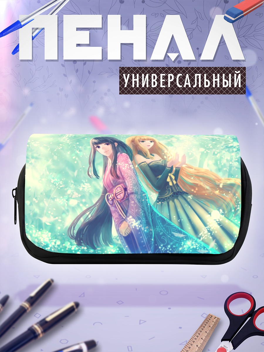 Пенал-косметичка Девушки в кимоно
