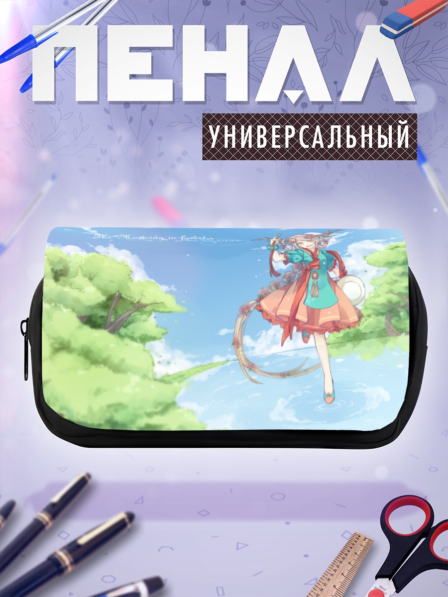 Пенал-косметичка Мику Хацунэ в лесу