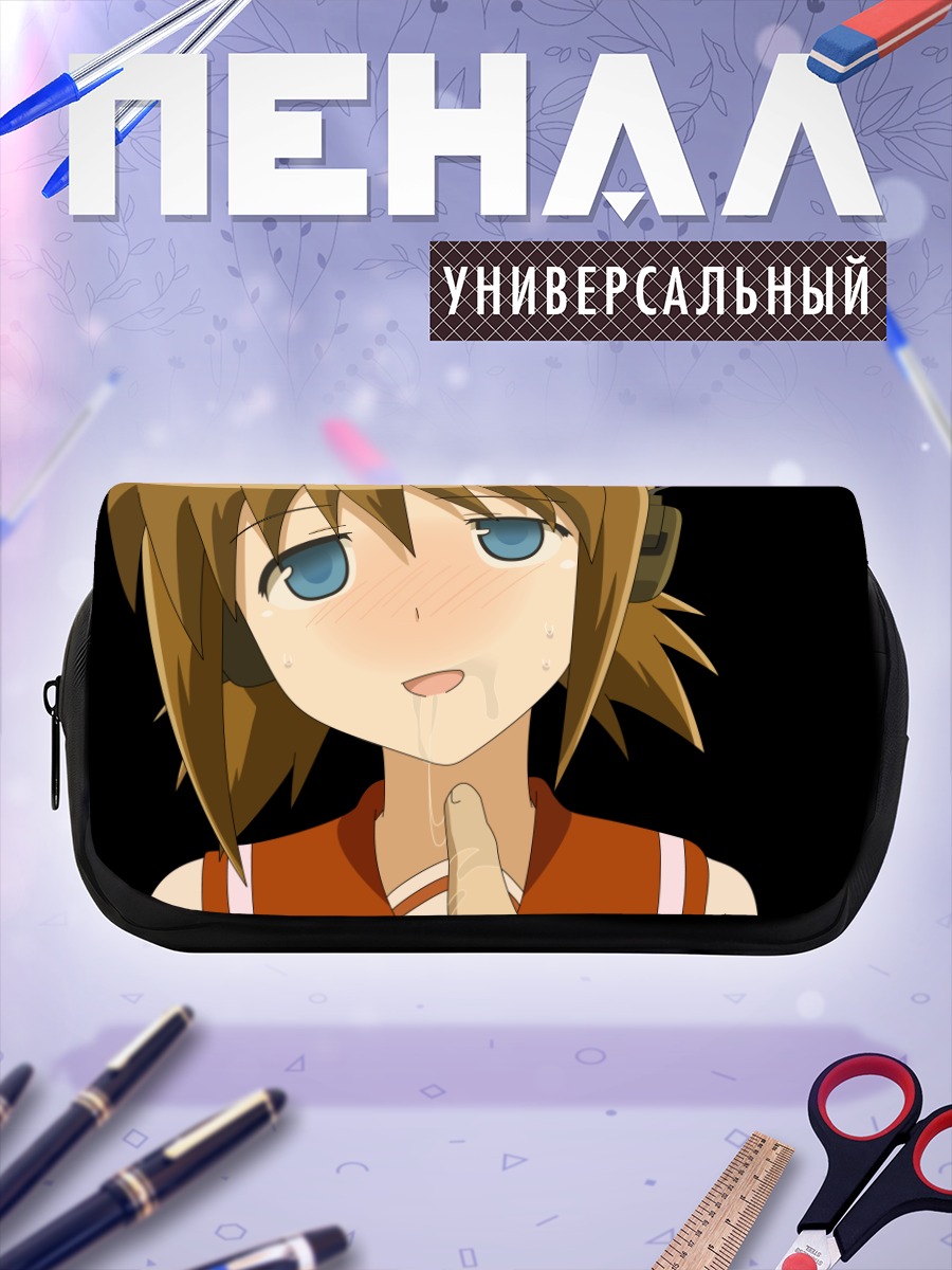 Пенал-косметичка Канна Аояги в наушниках