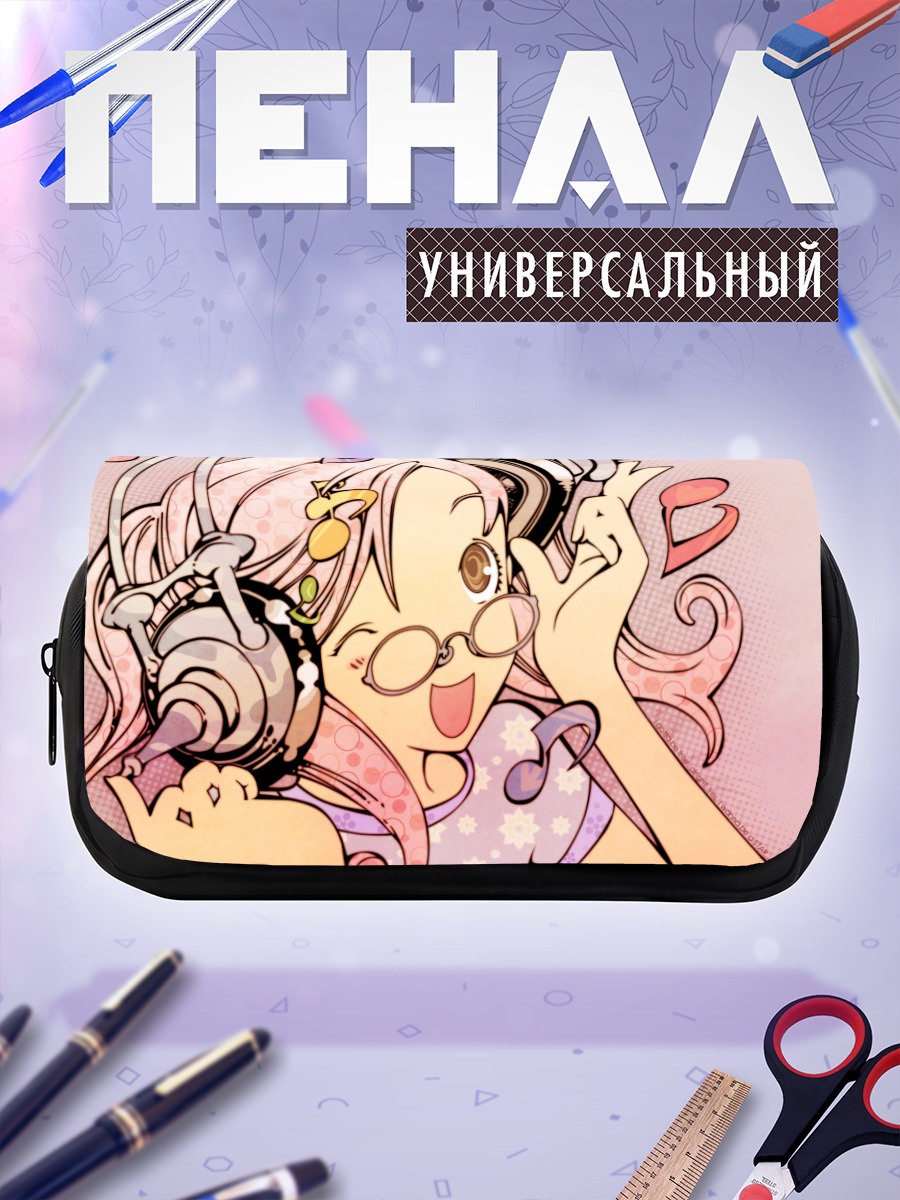 Пенал-косметичка Ринго Нояма в наушниках