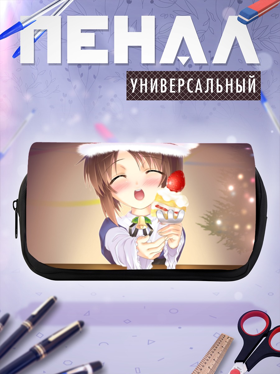Пенал-косметичка Сосэйсэки в Санта-шапке
