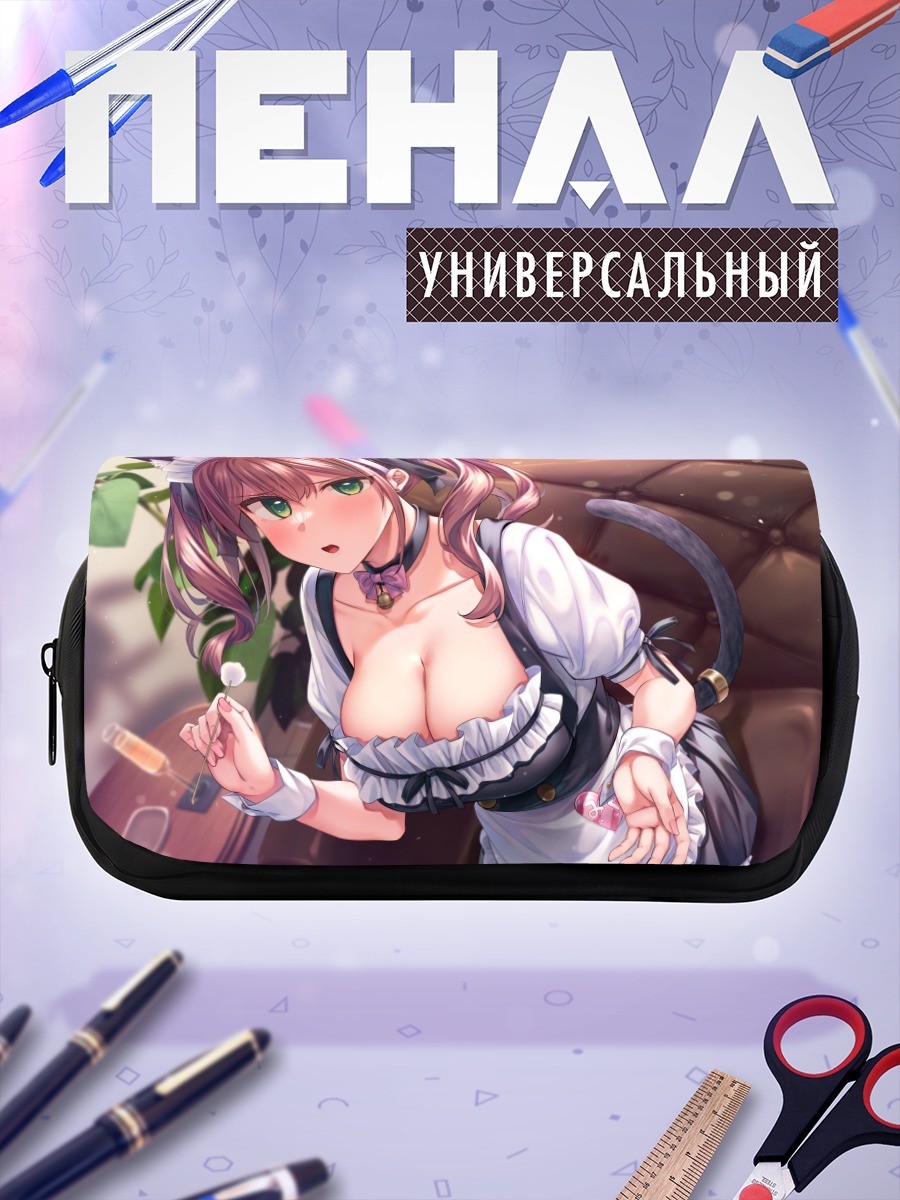 Пенал-косметичка Кошкодевочка в фартуке