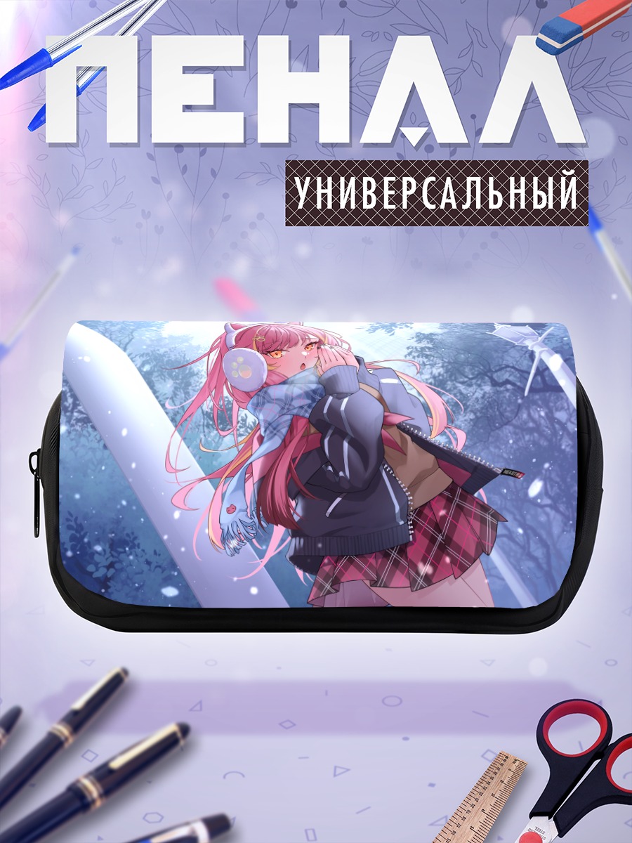 Пенал-косметичка Некота Цуна в снегу