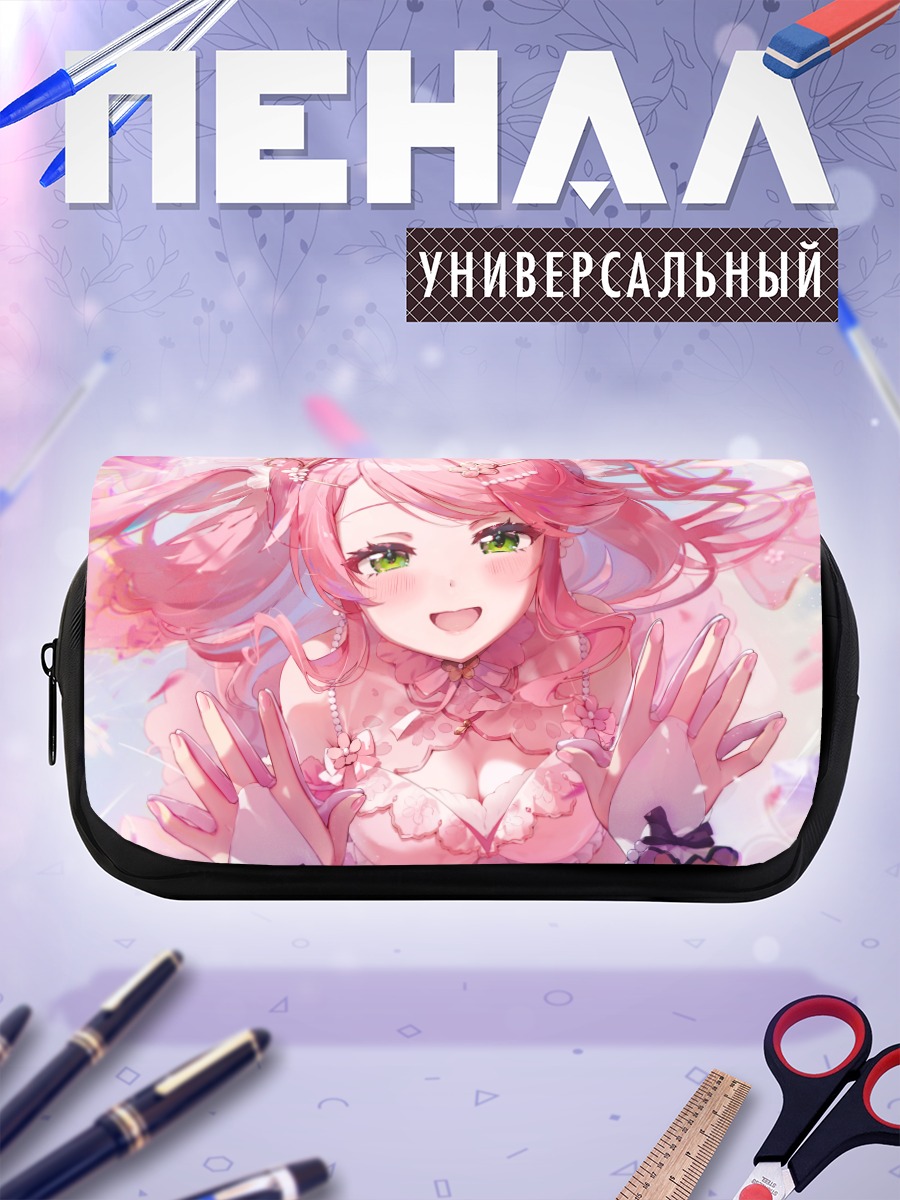 Пенал-косметичка Сакура Мико в цветах