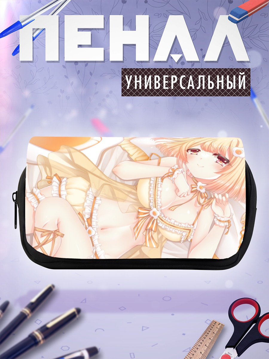 Пенал-косметичка Блондинка в кружевах