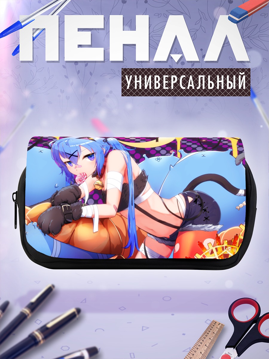 Пенал-косметичка Мику Хацунэ кошкодевочка