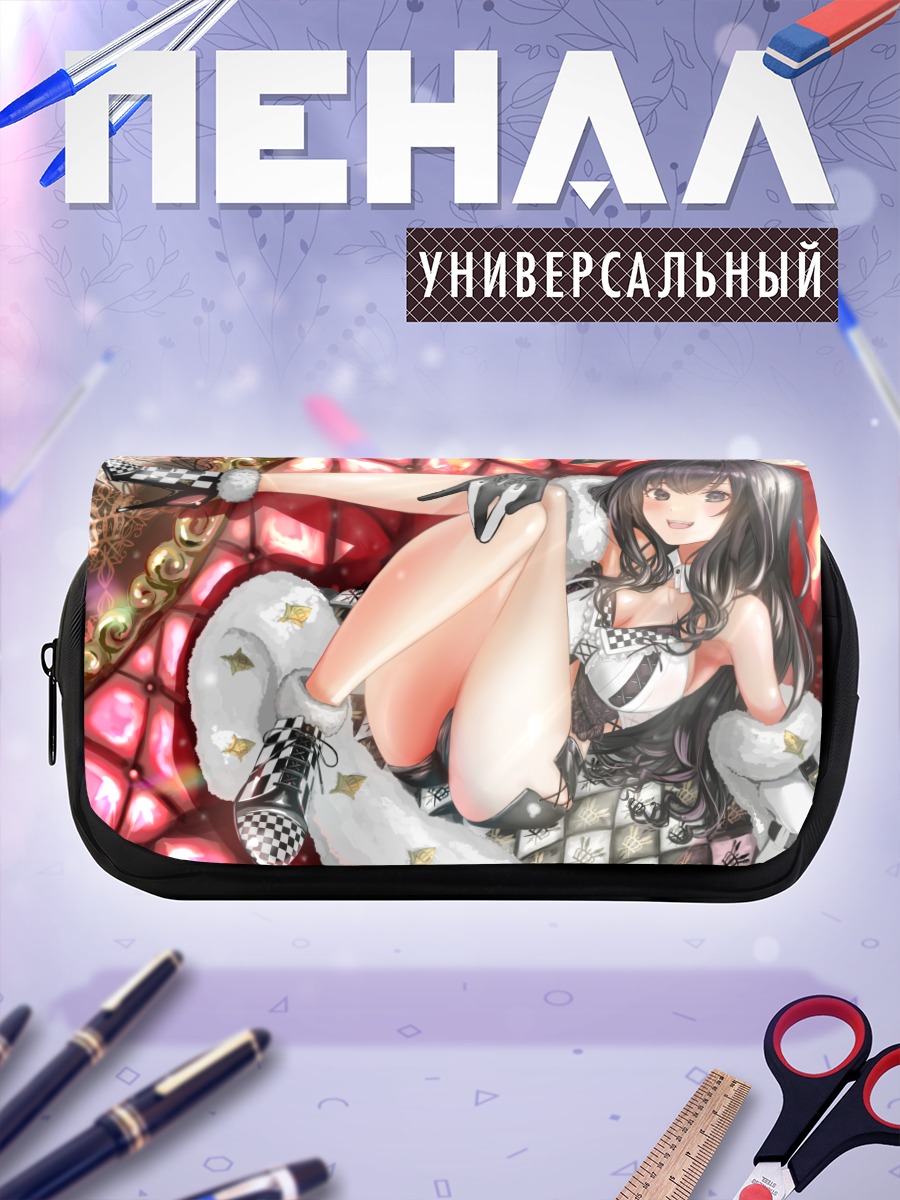Пенал-косметичка Зайка в белом