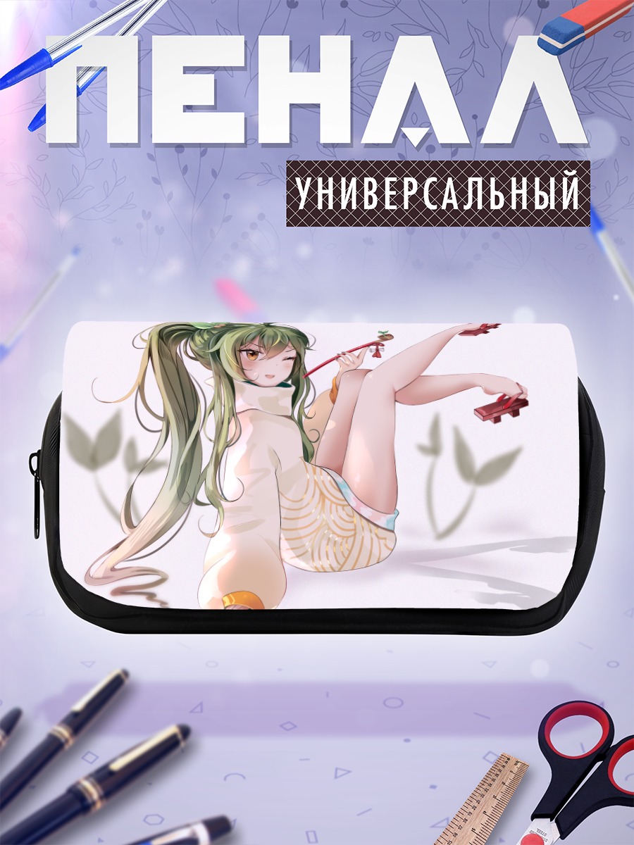 Пенал-косметичка Мику Хацунэ с подмигиванием