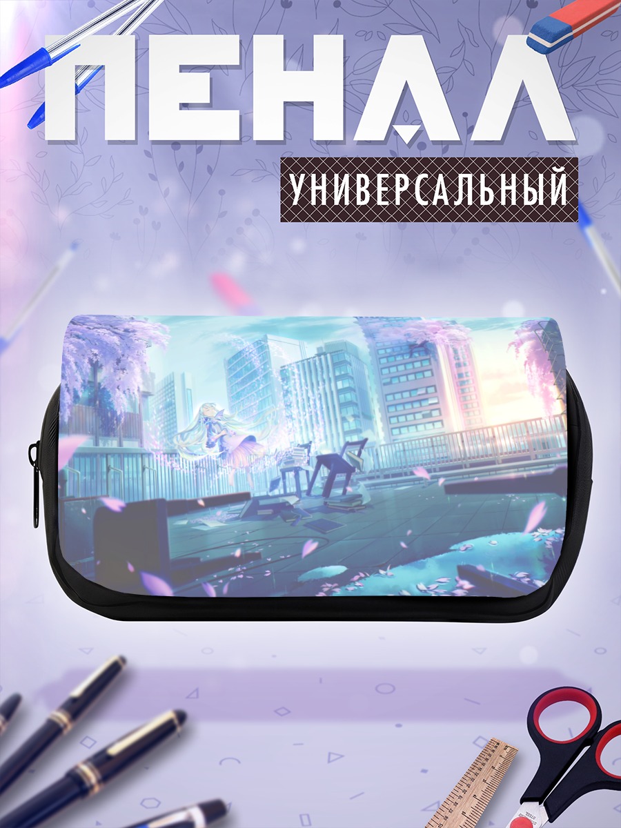 Пенал-косметичка Мику Хацунэ в сакуре
