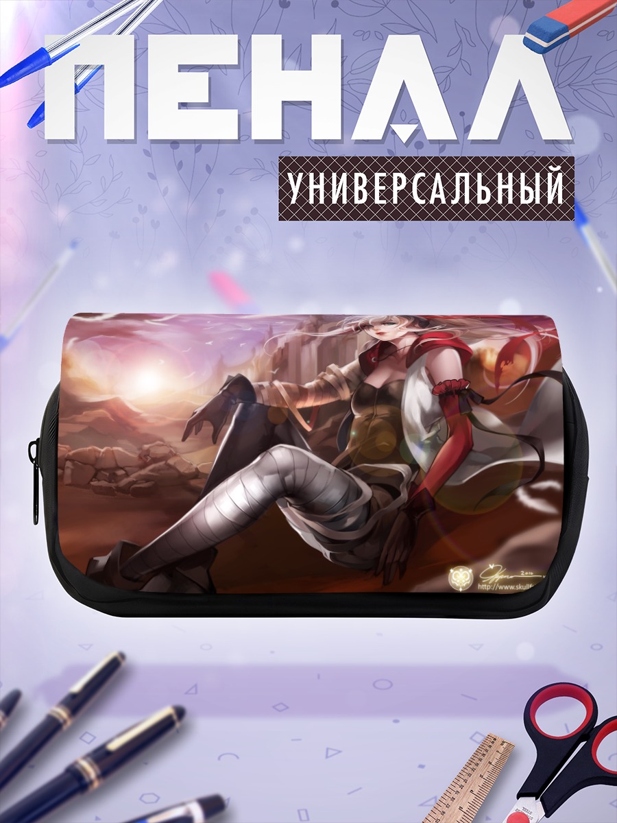 Пенал-косметичка Девушка в пустыне