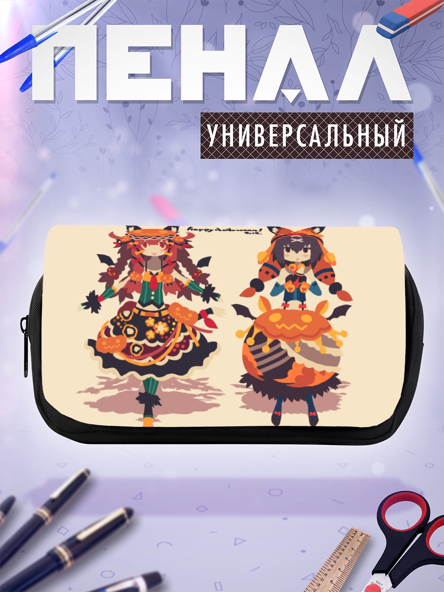 Пенал-косметичка Мику Хацунэ Хэллоуин
