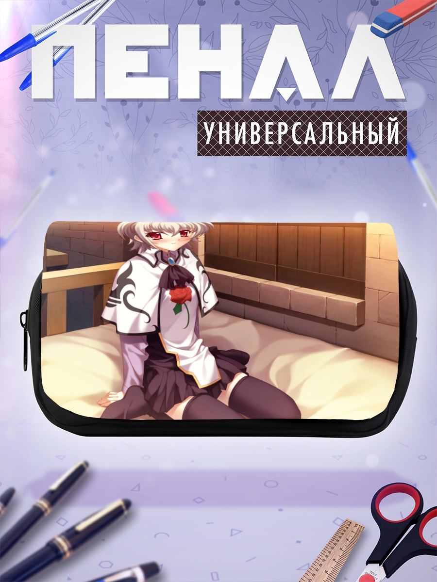 Пенал-косметичка Теа Большхайд с розой