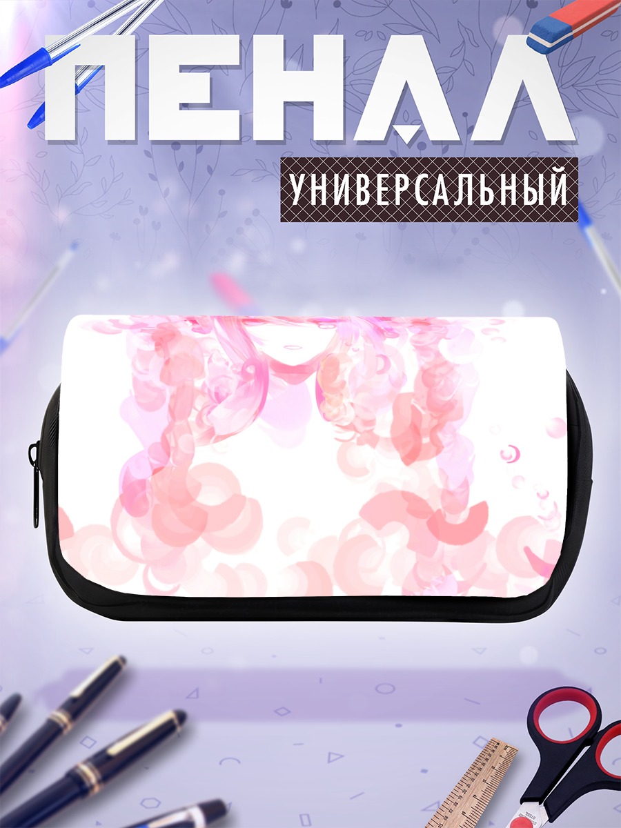 Пенал-косметичка Мику Хацунэ в розовом