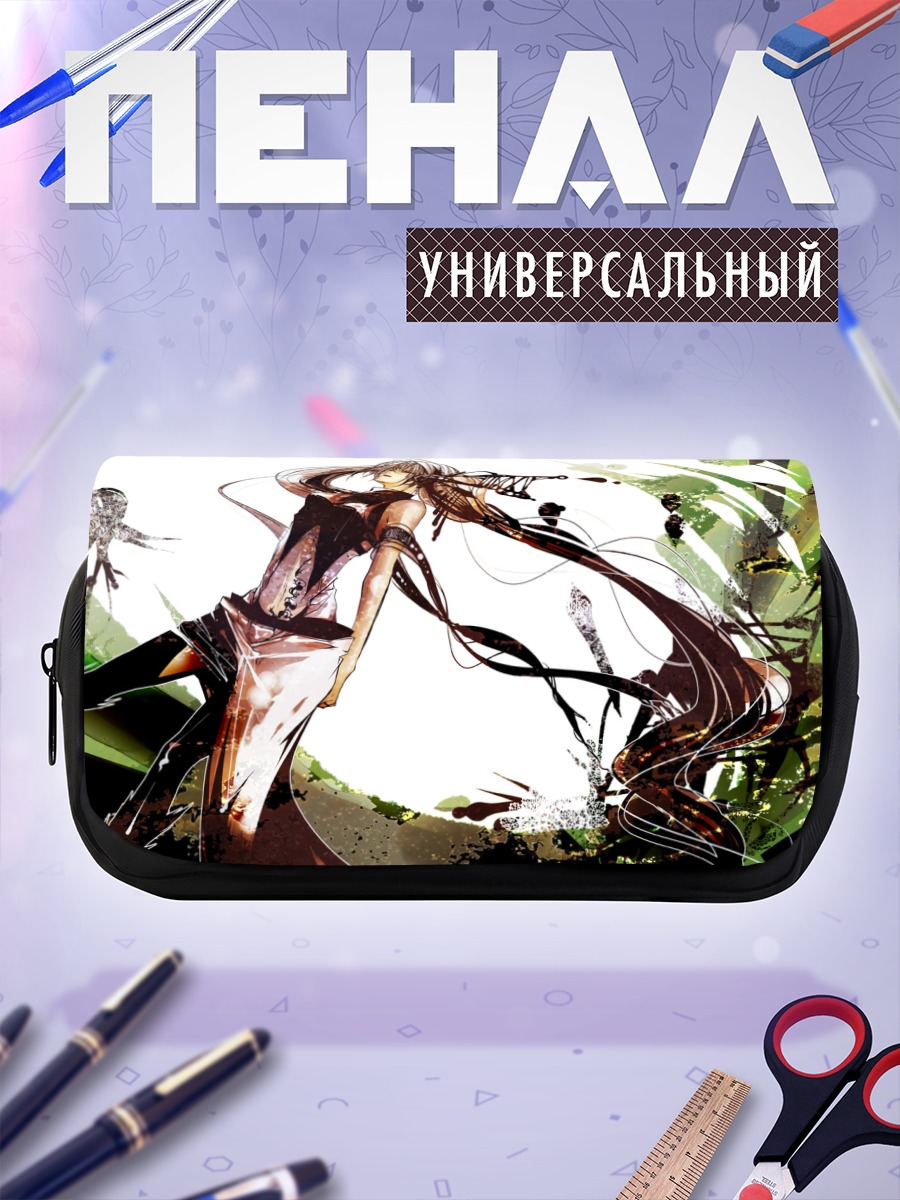 Пенал-косметичка Мику Хацунэ в белом