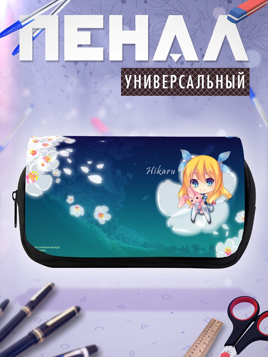 Пенал-косметичка Хикару Айдзава в цветах