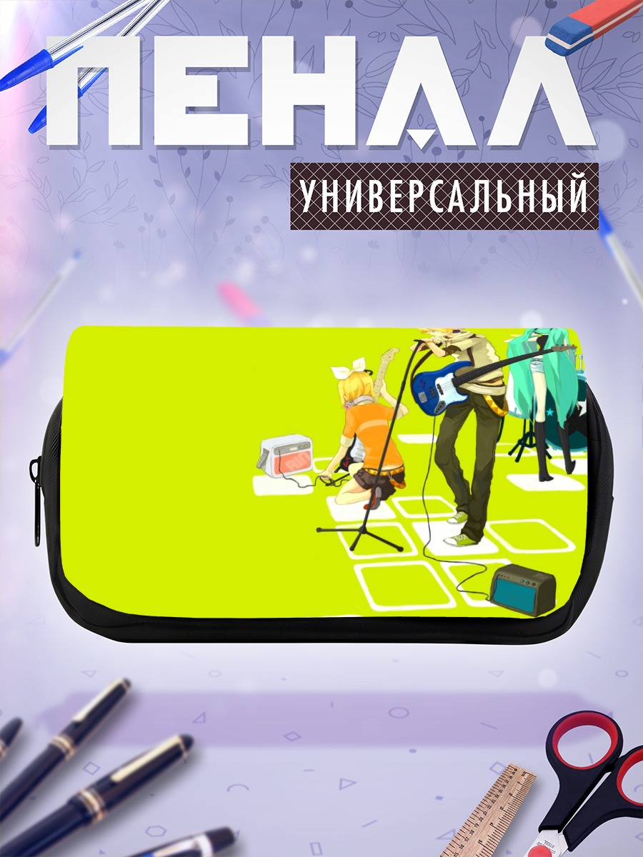 Пенал-косметичка Мику Хацунэ и Вокалоиды
