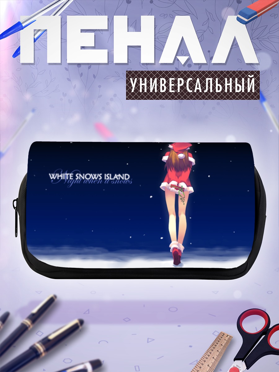 Пенал-косметичка Мику Хацунэ в снегу