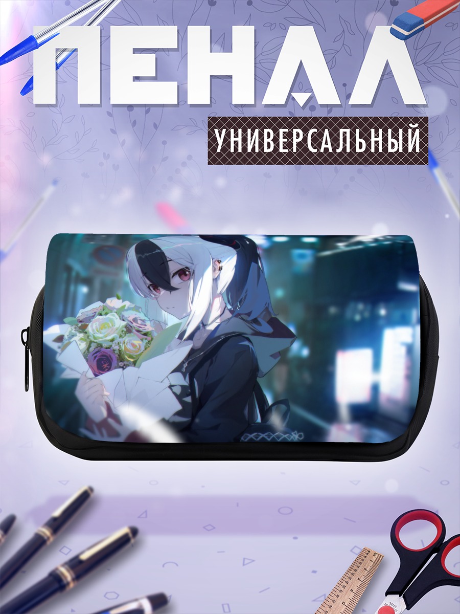 Пенал-косметичка Кайоко с цветами