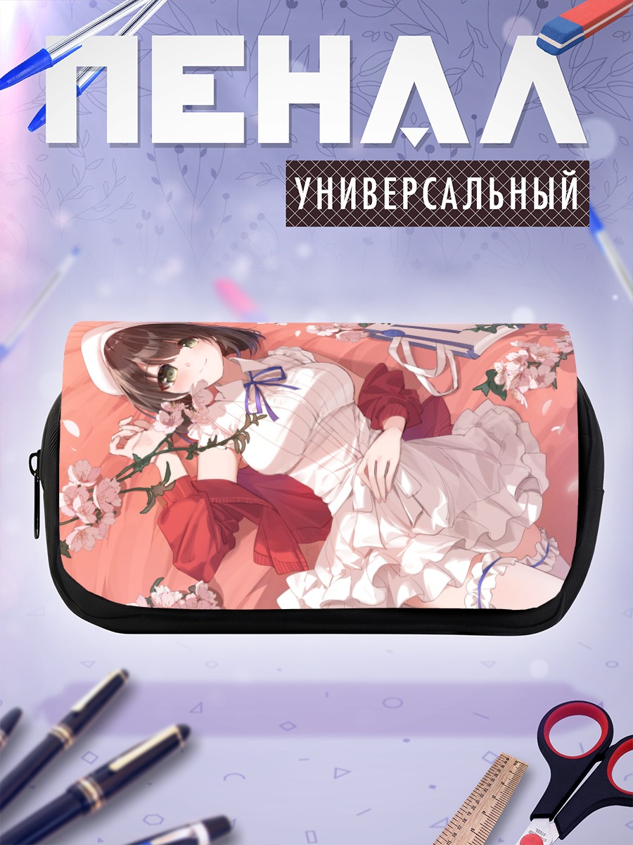Пенал-косметичка Мегуми Като в цветах