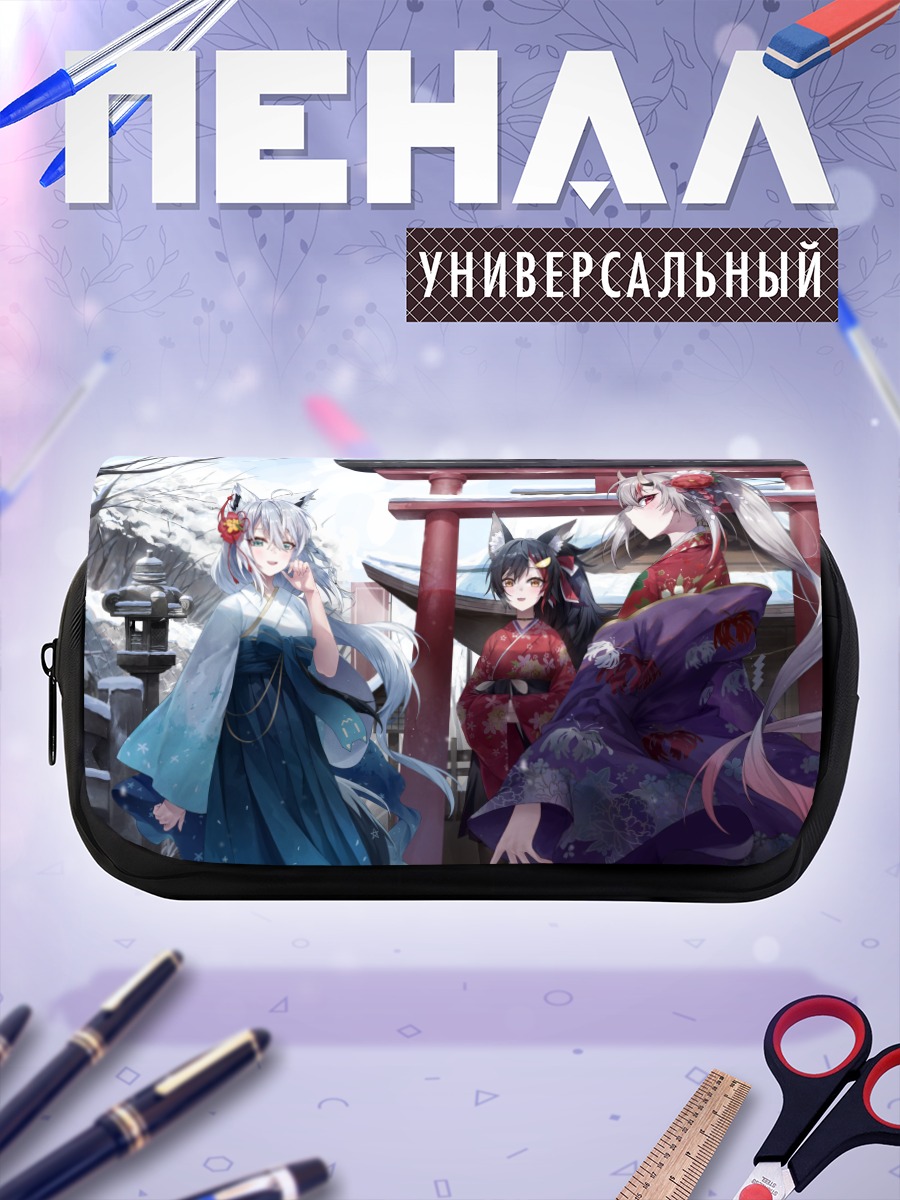 Пенал-косметичка Накири Аямэ в храме