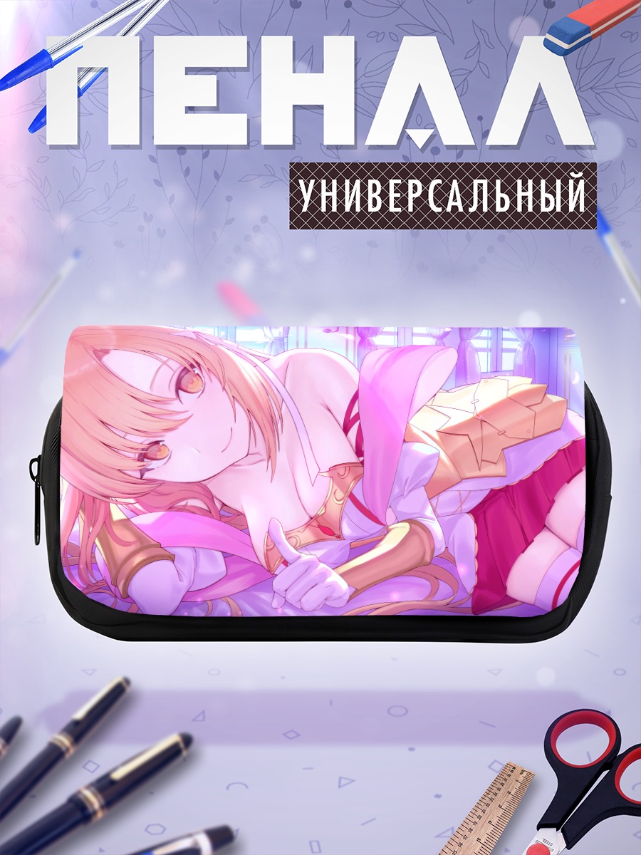 Пенал-косметичка Девушка в доспехах