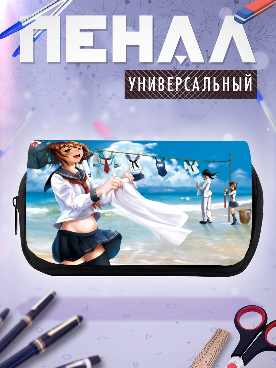 Пенал-косметичка Икадзучи на пляже
