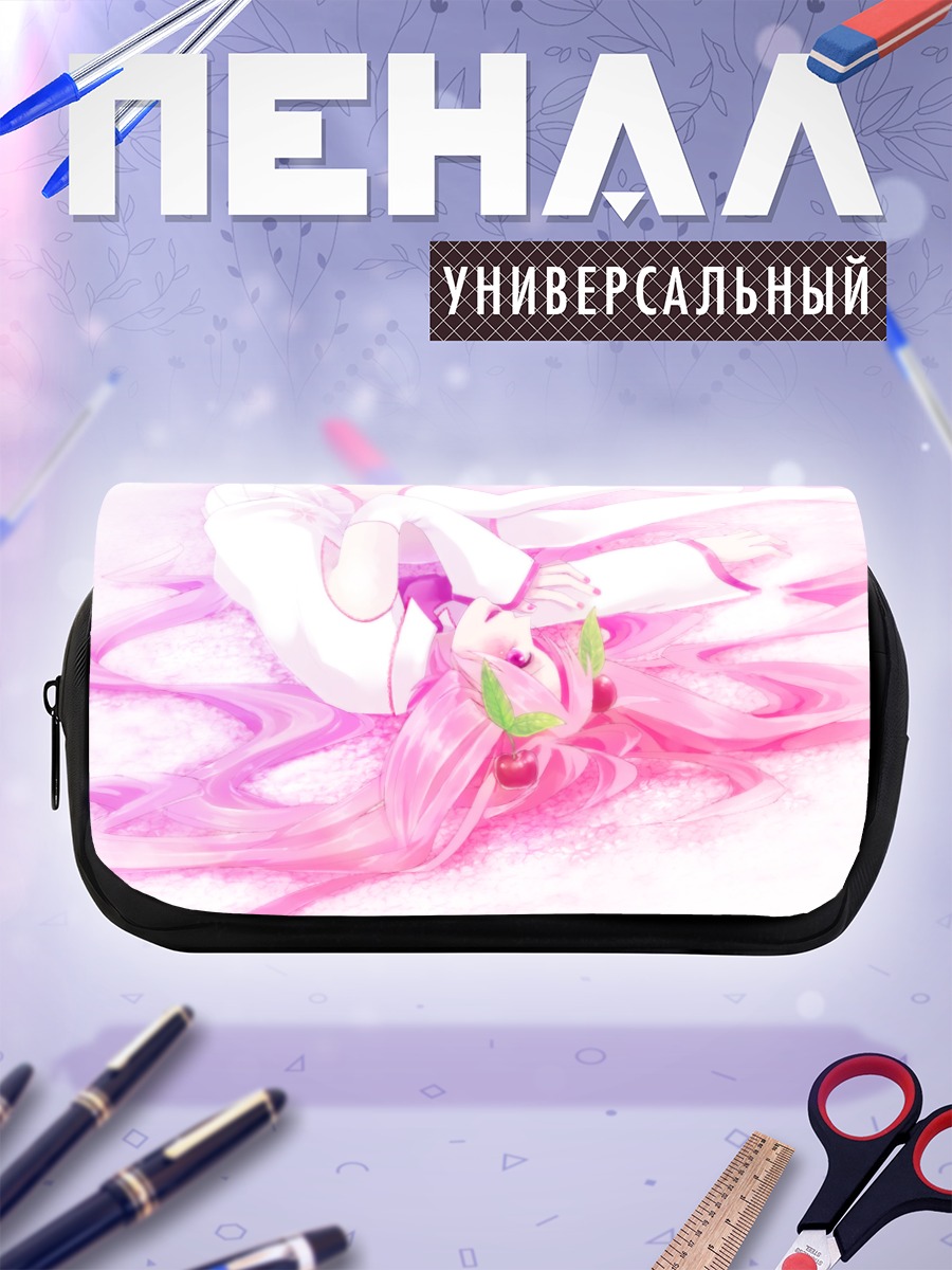 Пенал-косметичка Мику Хацунэ в сакуре