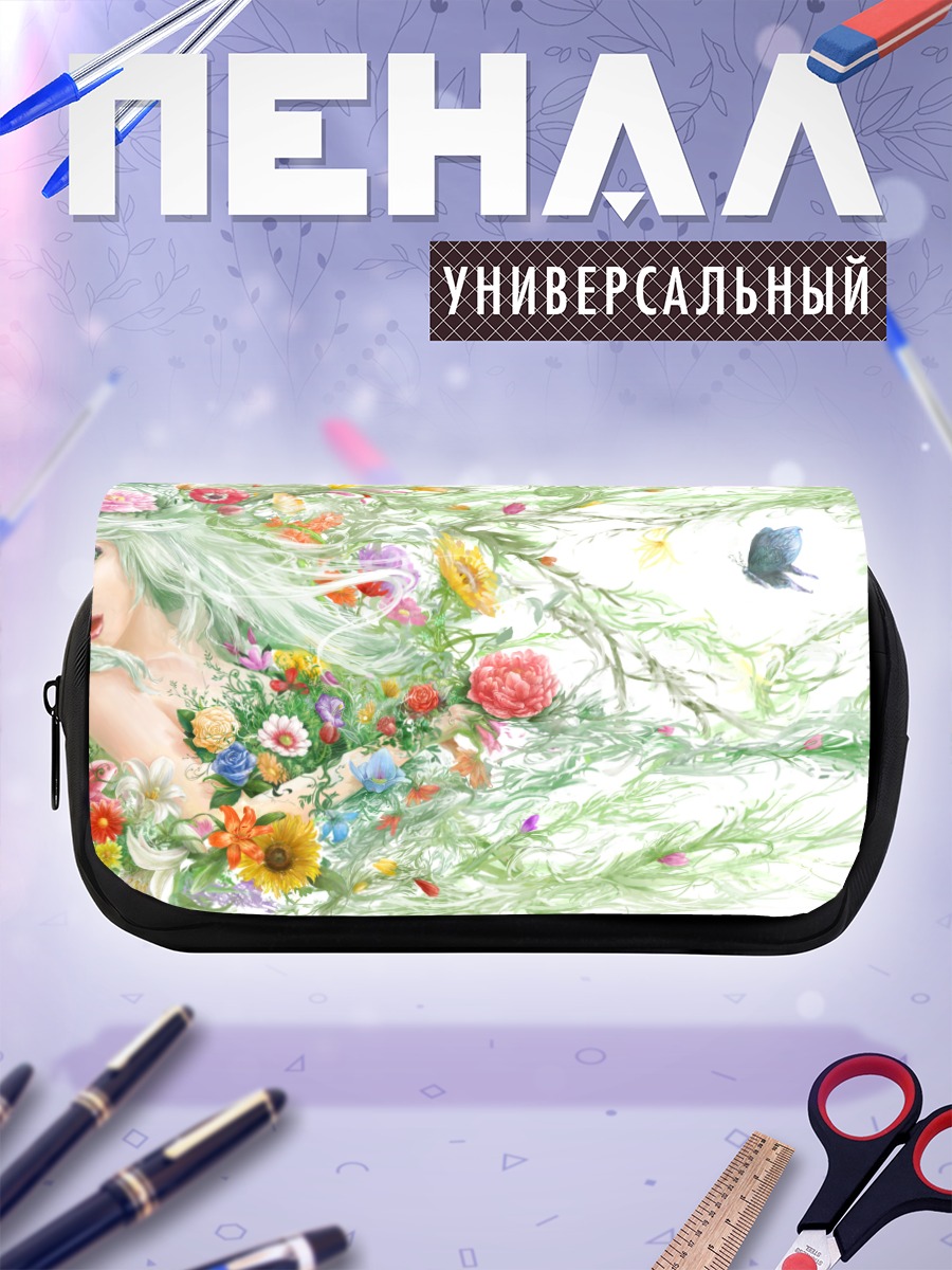 Пенал-косметичка Цветочный вихрь
