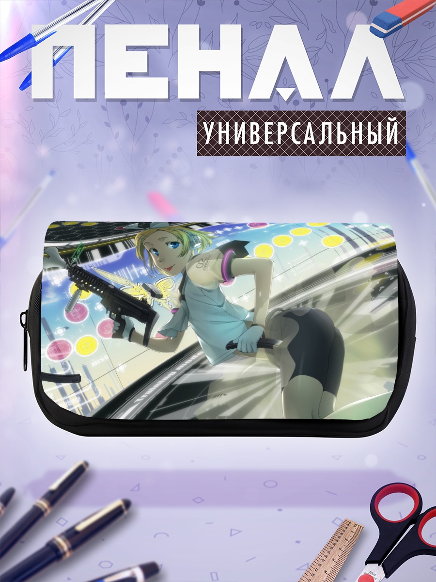 Пенал-косметичка Рин Кагамин с пистолетом