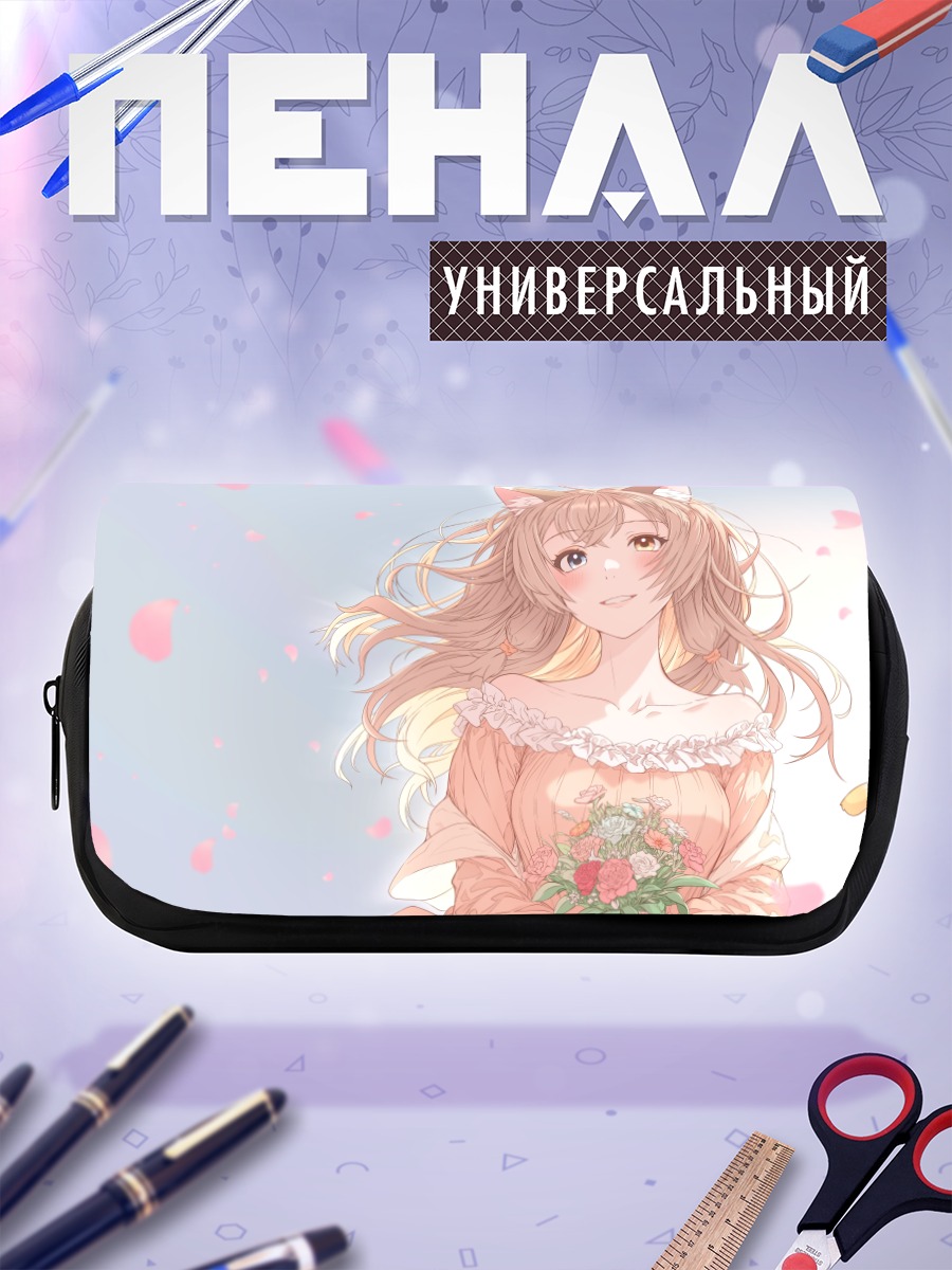 Пенал-косметичка Нанто Канару с цветами