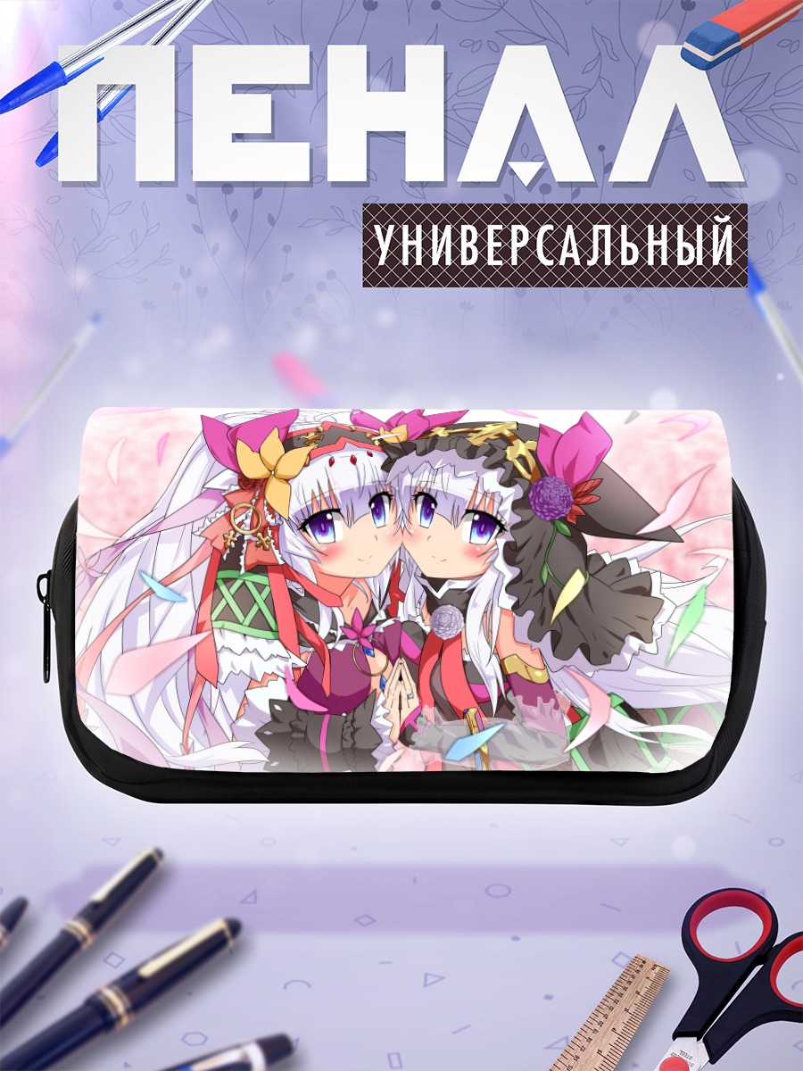 Пенал-косметичка Курисса в цветах