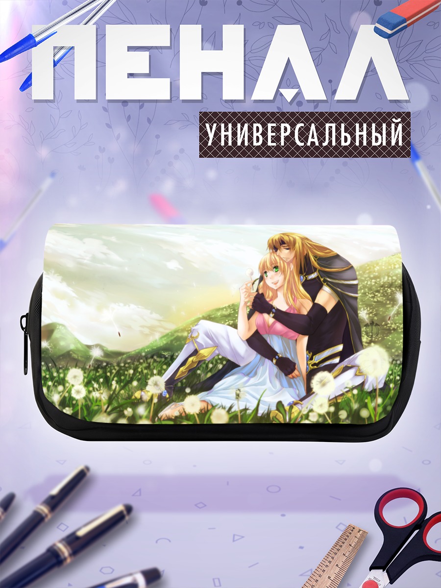 Пенал-косметичка Объятия в цветах
