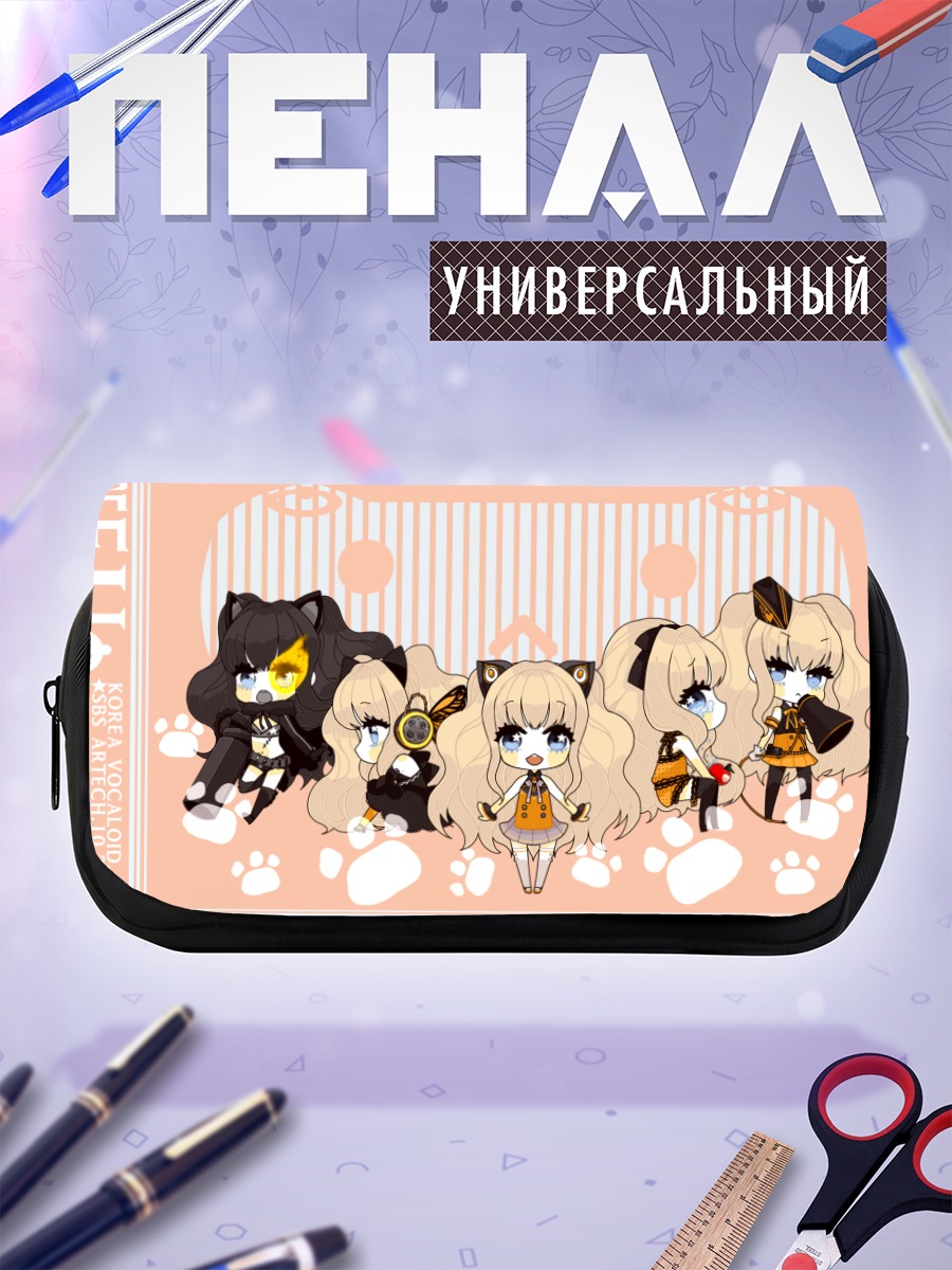 Пенал-косметичка Сию в кошачьем стиле
