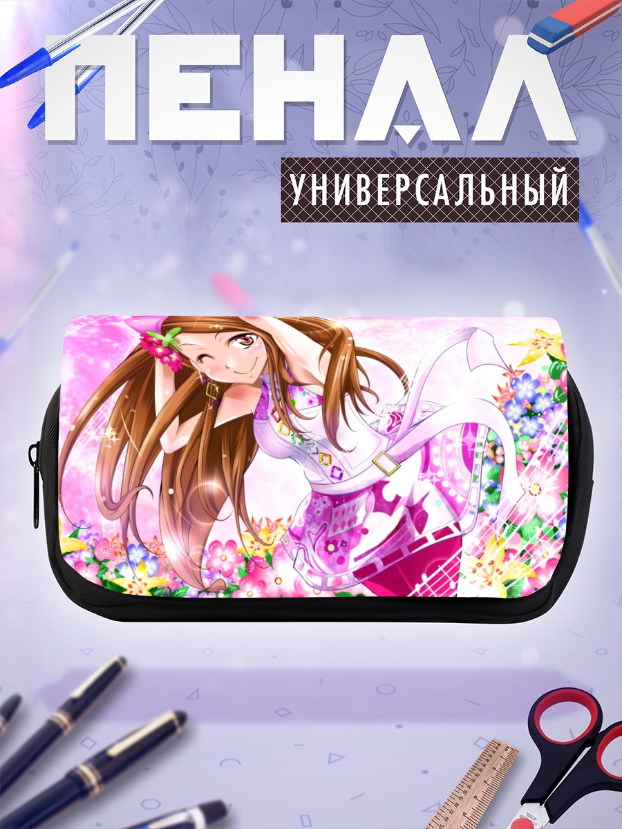 Пенал-косметичка Иори Минасэ в цветах