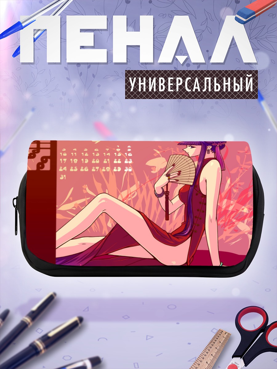 Пенал-косметичка Девушка в кимоно