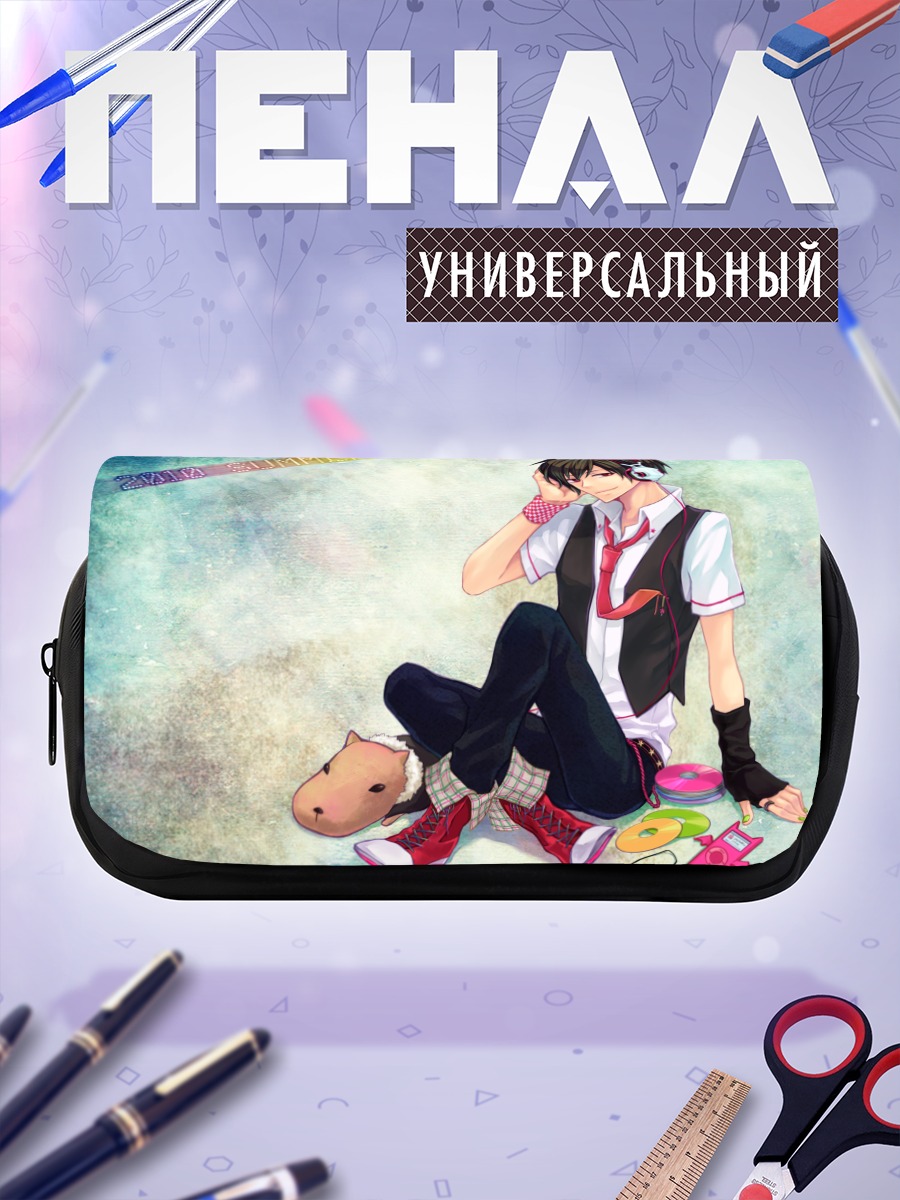 Пенал-косметичка Изая Орихара в наушниках