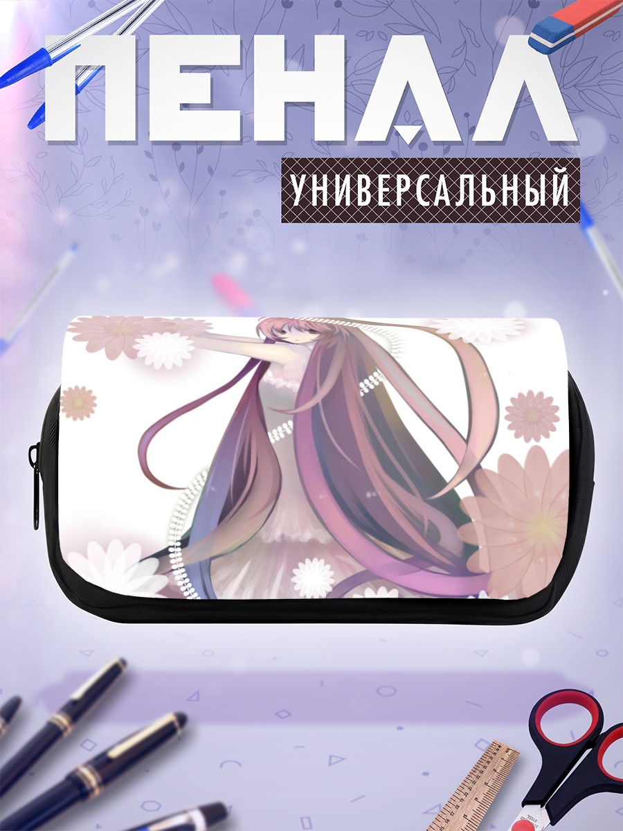 Пенал-косметичка Лука Мегурин в цветах