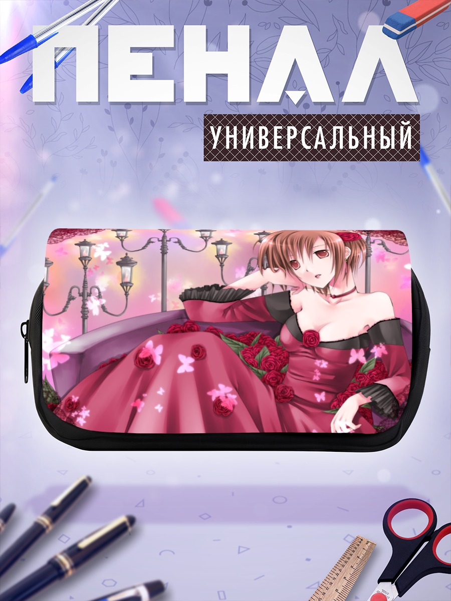 Пенал-косметичка Мейко в розах