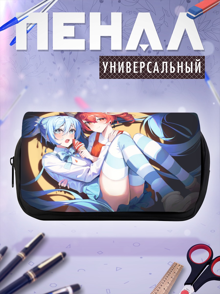 Пенал-косметичка Мику Хацунэ и Тето