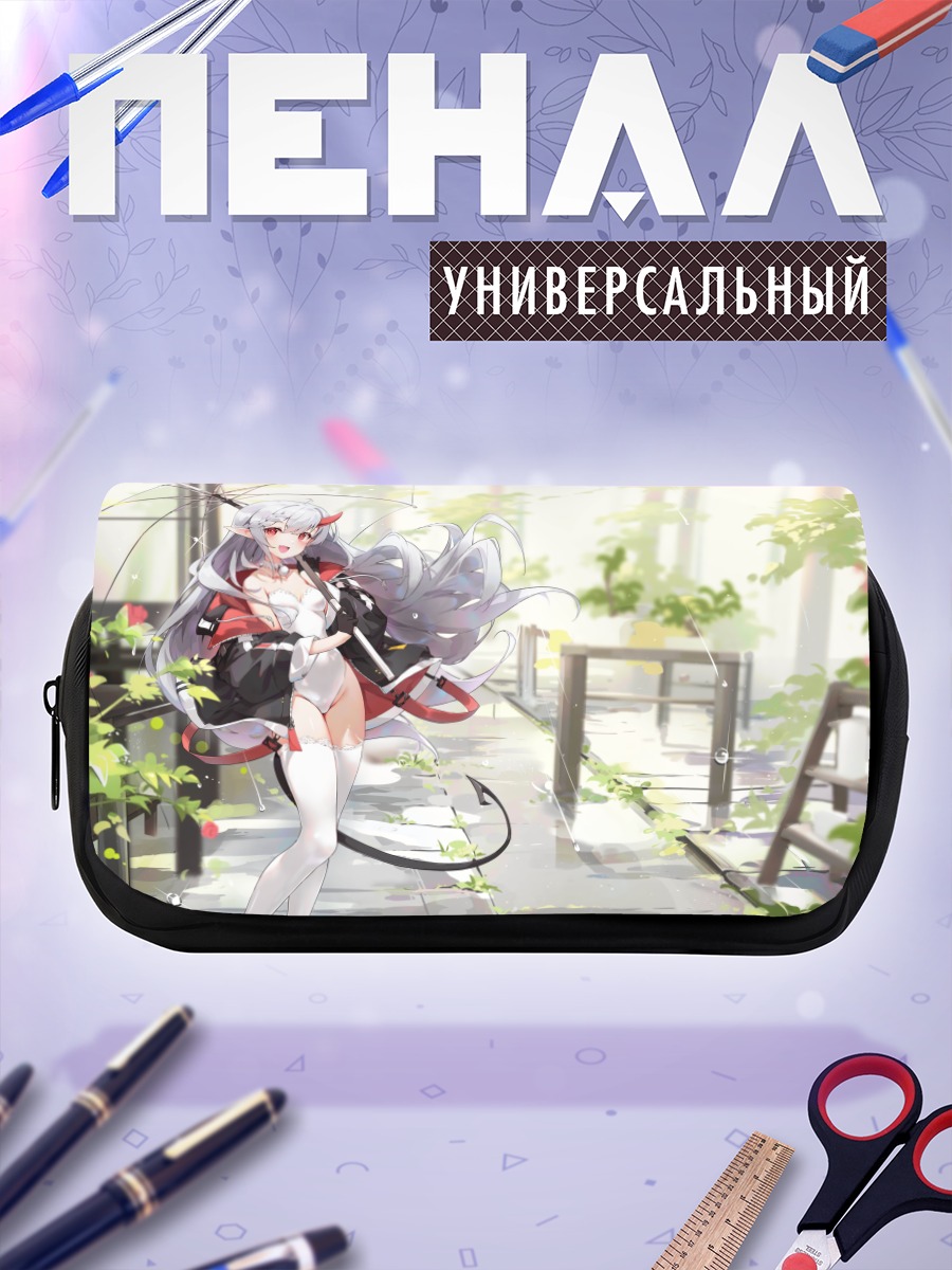 Пенал-косметичка Демон в цветах