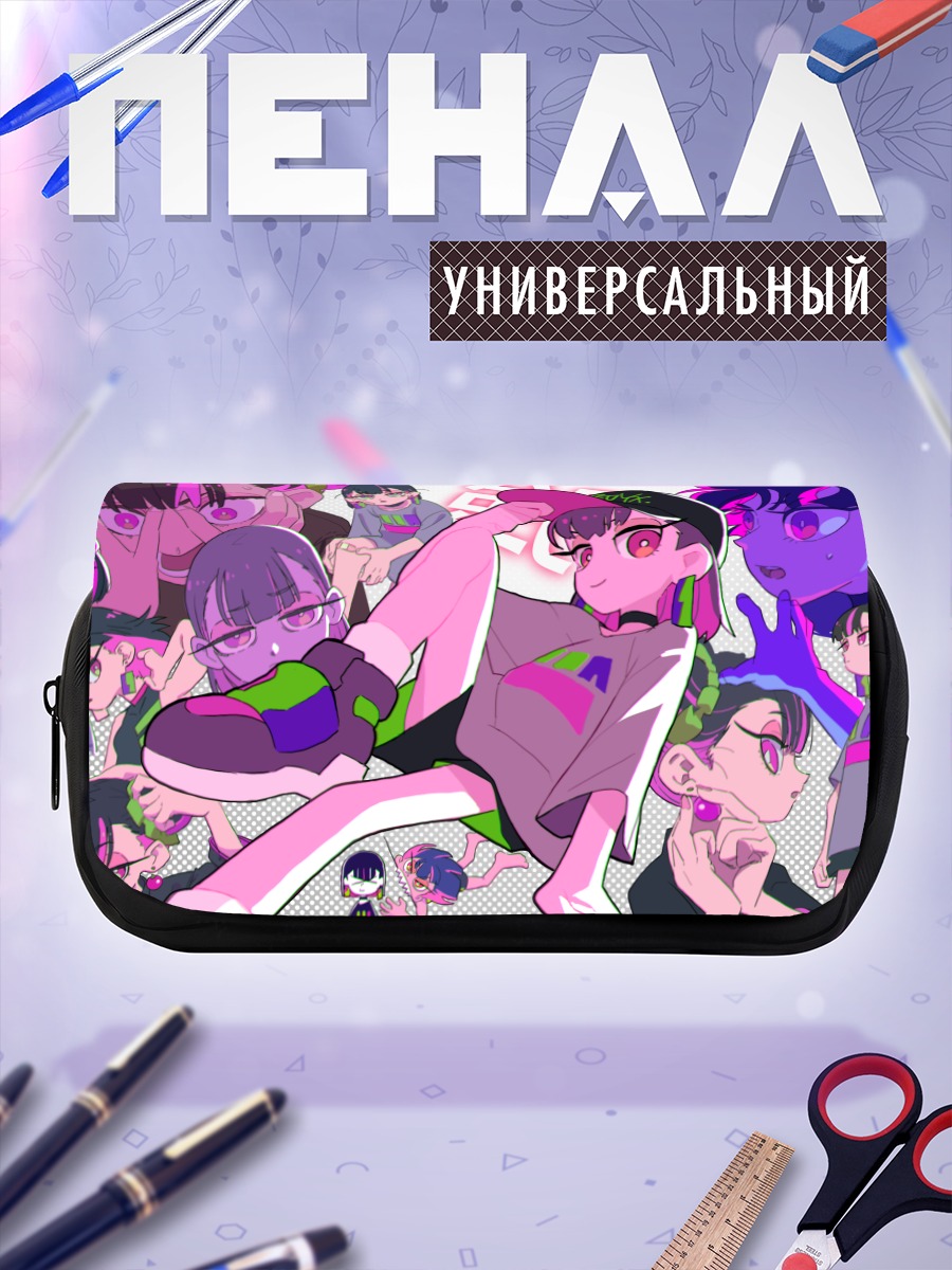 Пенал-косметичка Нира-тян в неоне