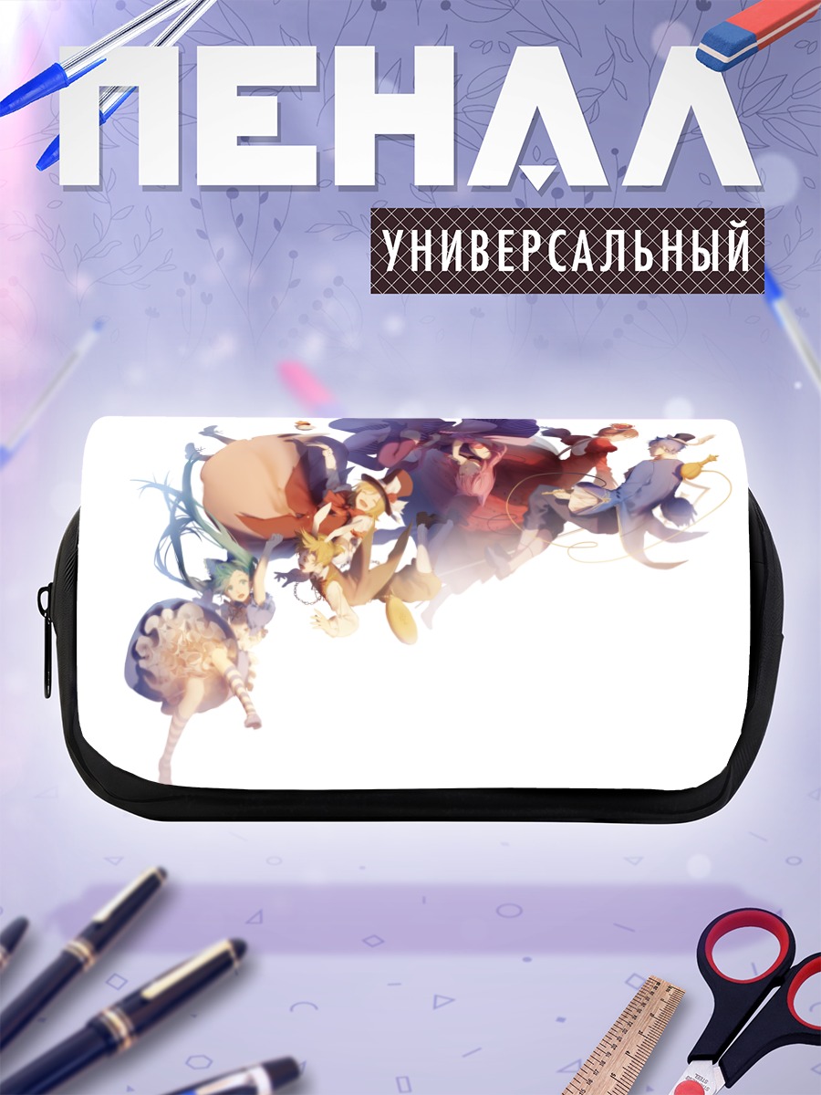 Пенал-косметичка Мику Хацунэ в Стране чудес