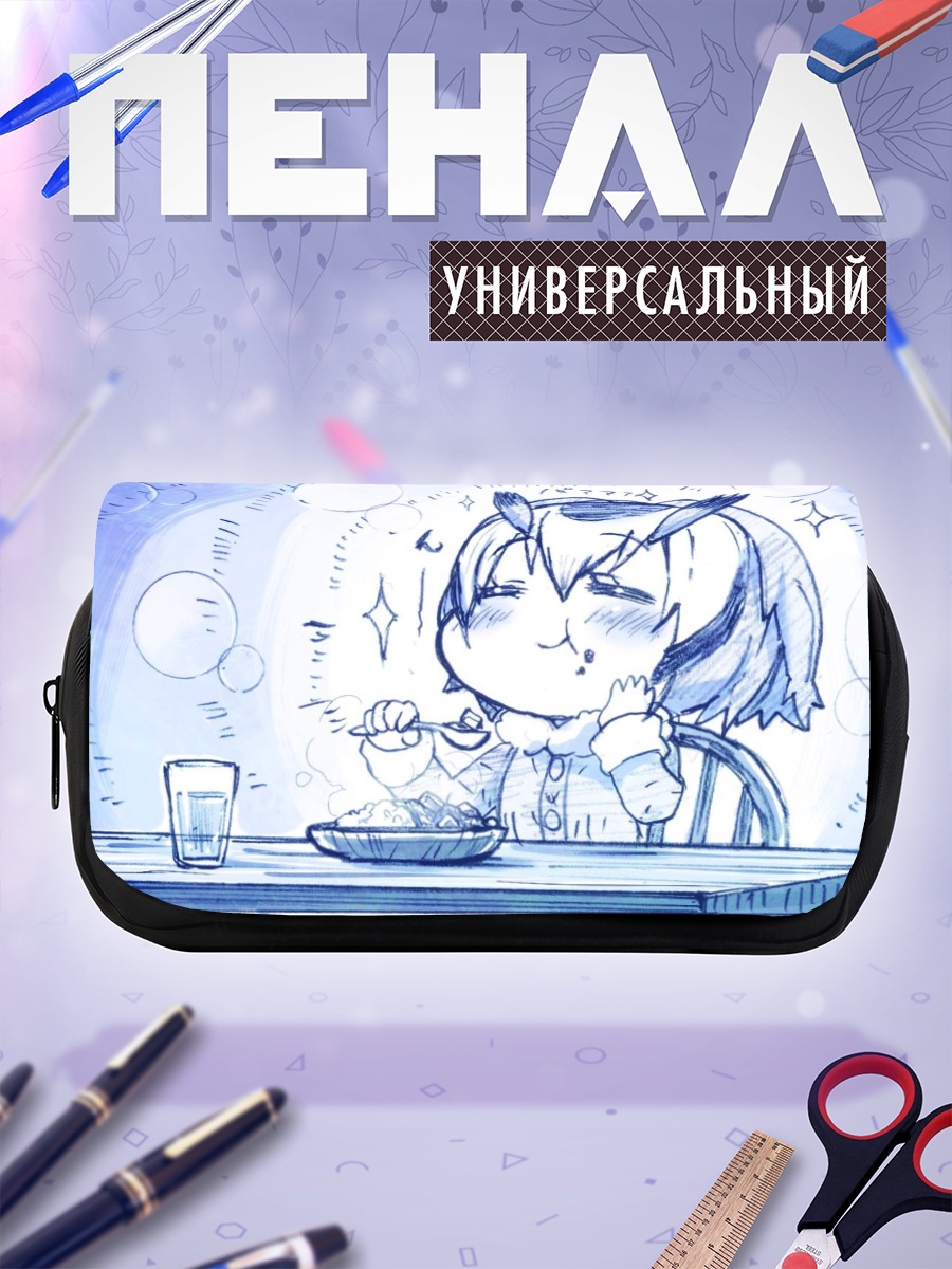 Пенал-косметичка Северная белая сова за обедом
