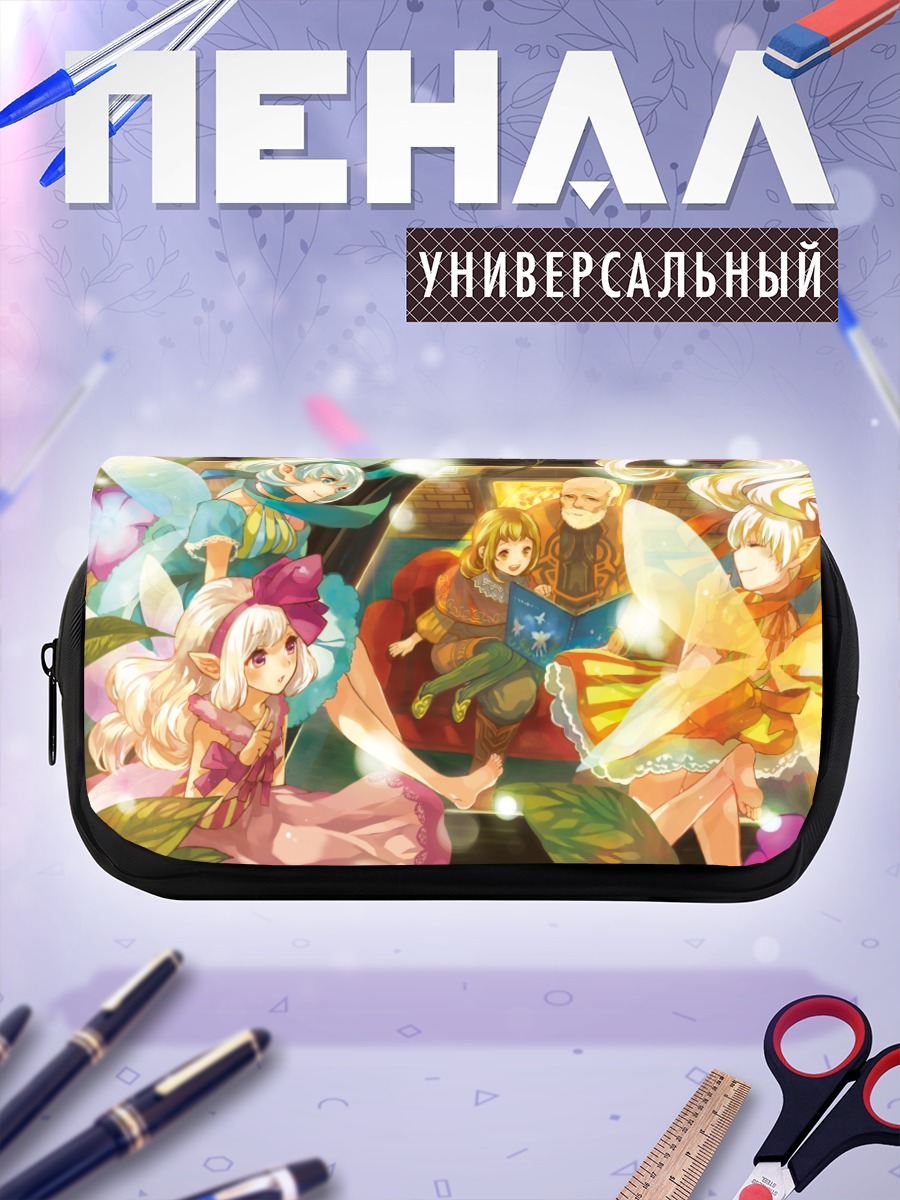 Пенал-косметичка Лесные феи в цветах