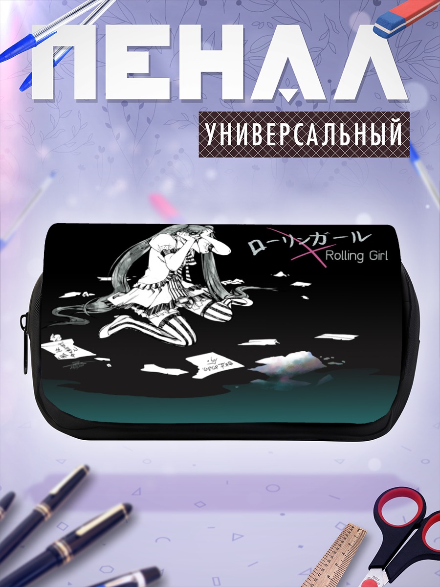 Пенал-косметичка Мику Хацунэ Rolling Girl