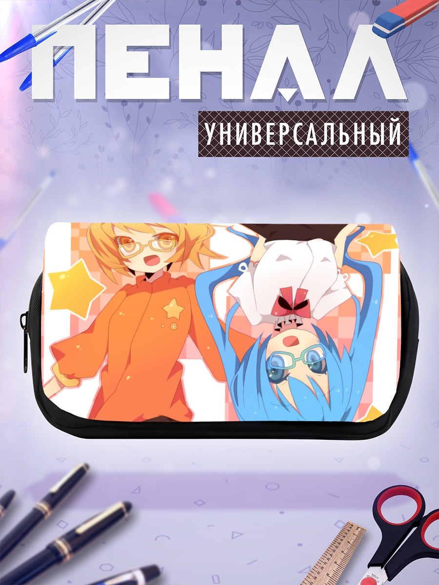 Пенал-косметичка Мику Хацунэ и Рин