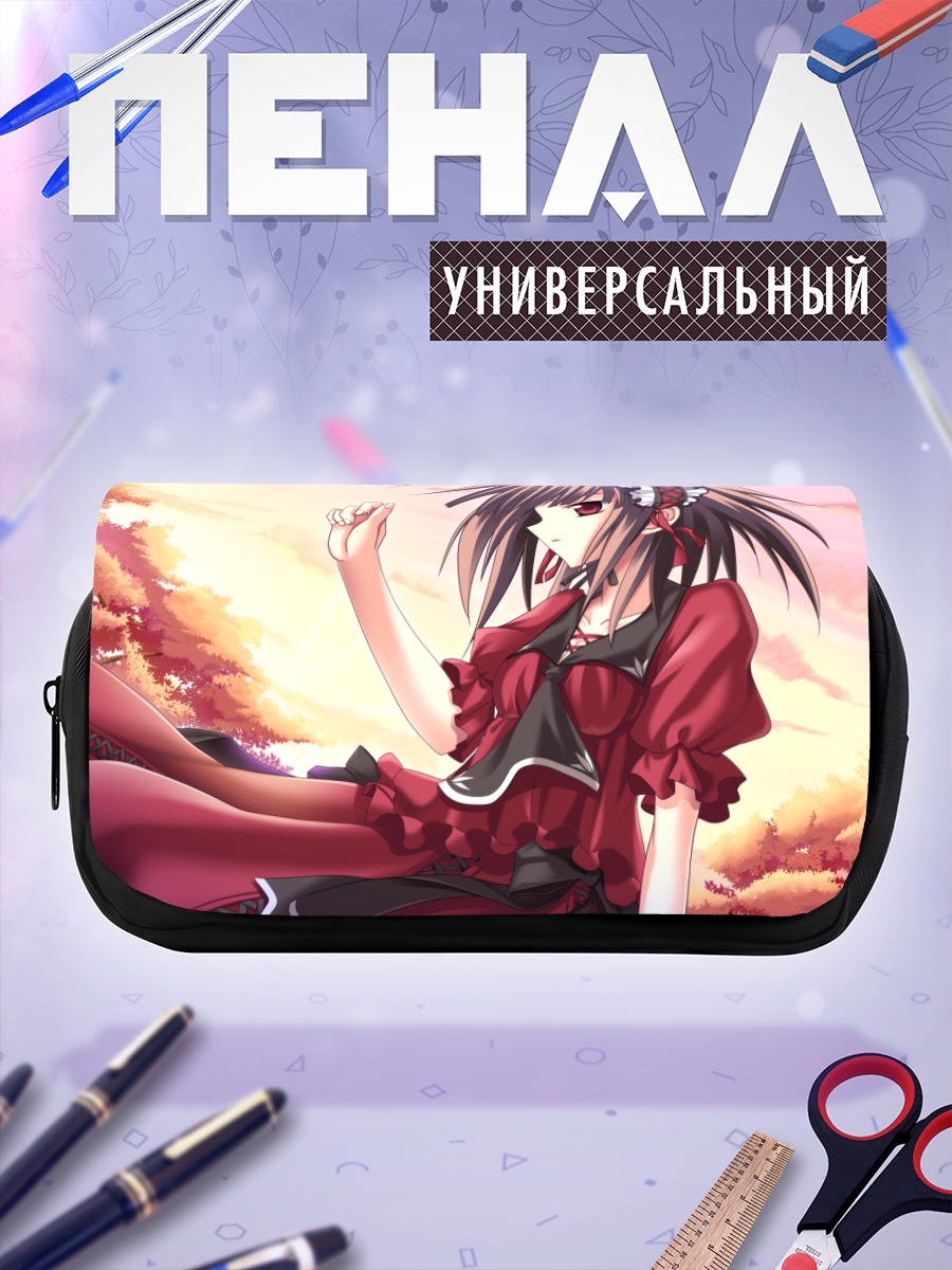 Пенал-косметичка Девушка в красном